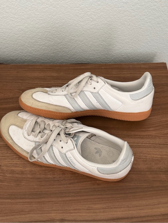 adidas Shoes - Adidas Samba— white and light grey